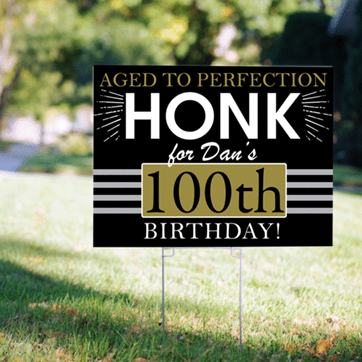 Birthday Yard Signs: Celebrate in Style