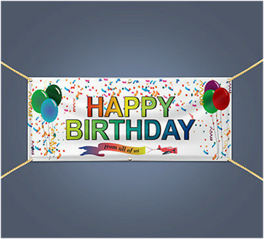 Happy Birthday banner