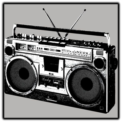 old boombox radio