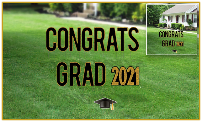 Graduation Yard Letters