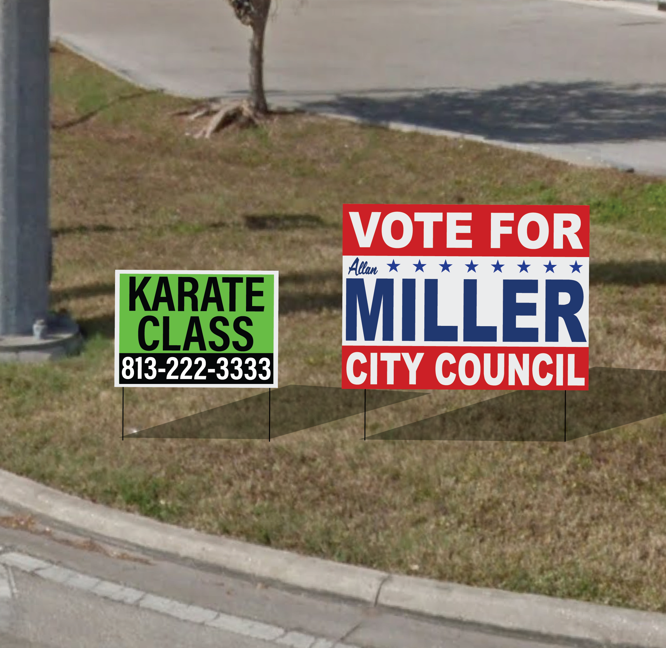 Yard Signs On Time