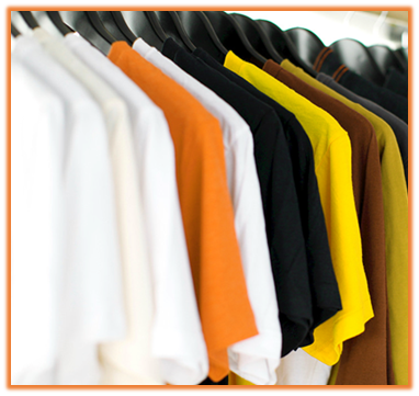 several t-shirts