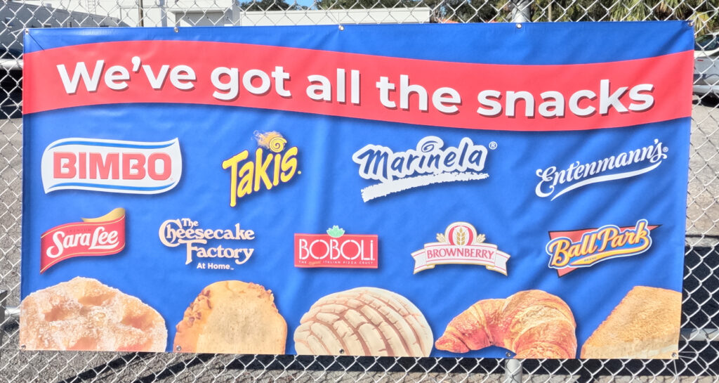 13-ounce vinyl fence banner