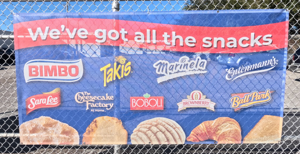 8-ounce mesh fence banner
