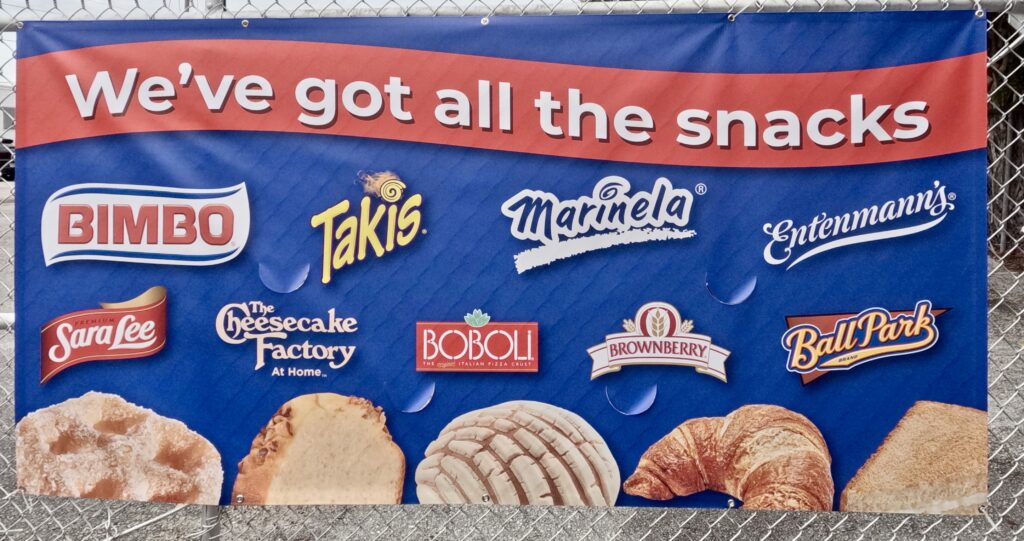 13-ounce vinyl banner with optional wind slits