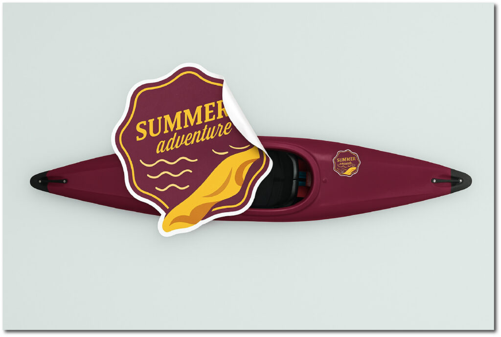 3M™ IJ39 decal on a kayak