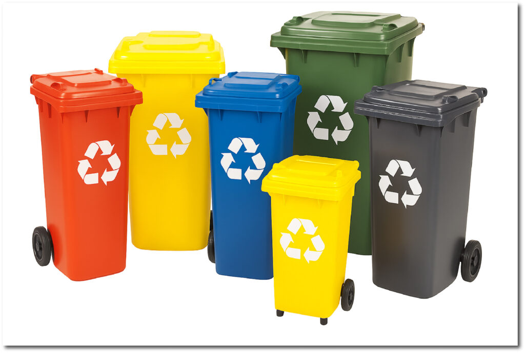 3M™ IJ39 decal on trash cans
