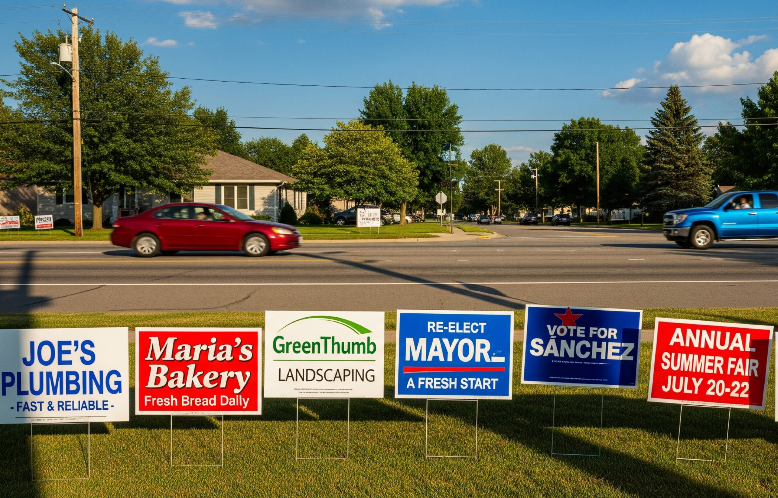 The Best Locations for Yard Signs: Maximize Your Visibility and Impact