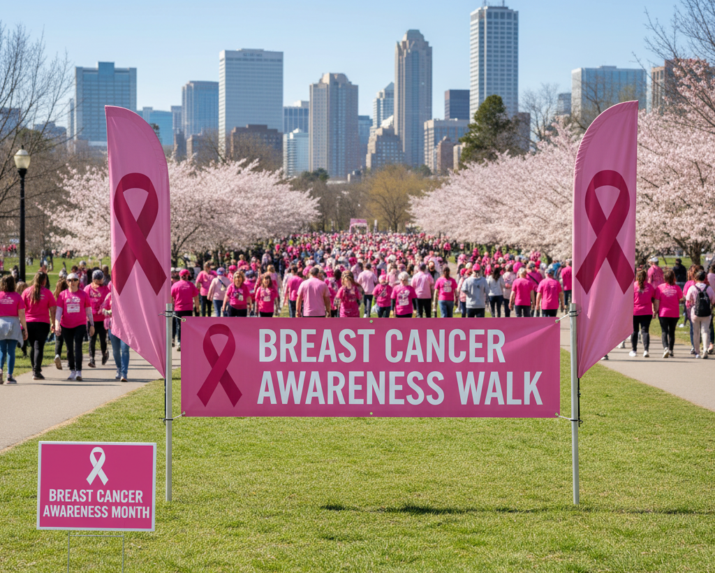Breast Cancer Awareness Month: History, Impact, and the Role of Signage