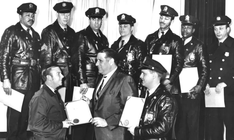 Philadelphia Police officers in 1969, just a few years after they started using the phrase "Black Friday."