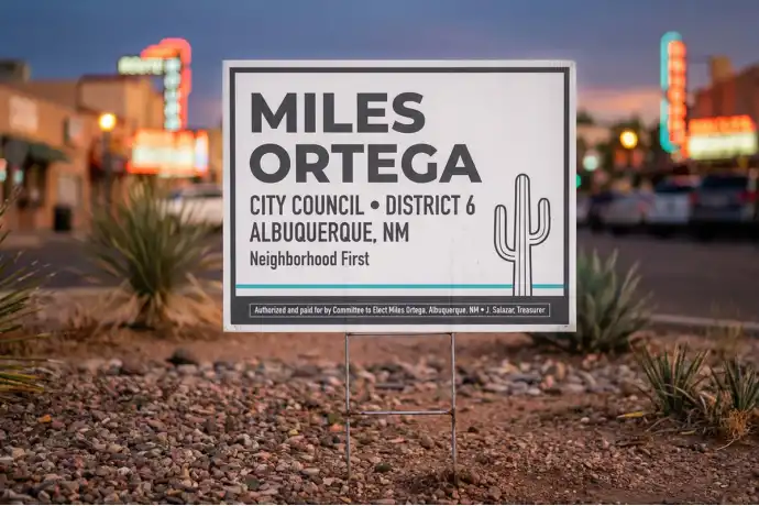 Albuquerque Political Yard Signs