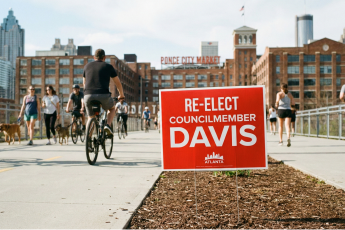 Atlanta Political Yard Signs