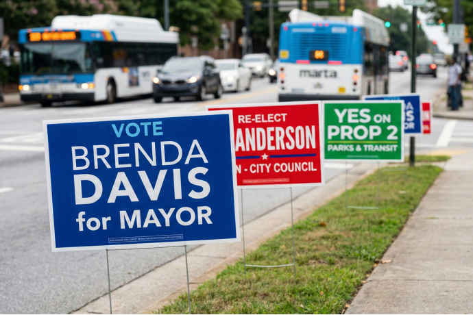 Atlanta Political Yard Signs