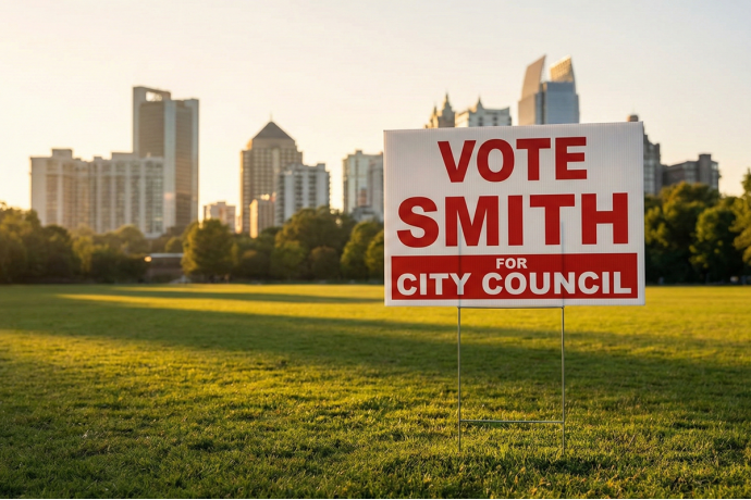 Atlanta Political Yard Signs