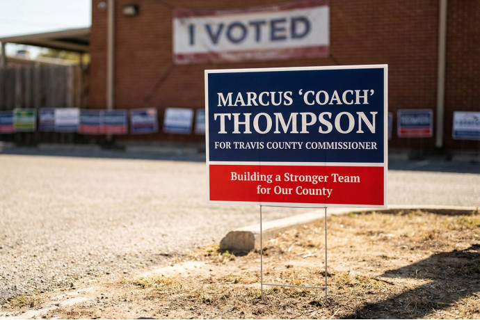 Austin Political Yard Signs