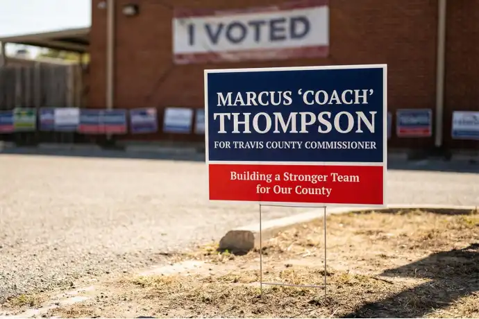 Austin Political Yard Signs