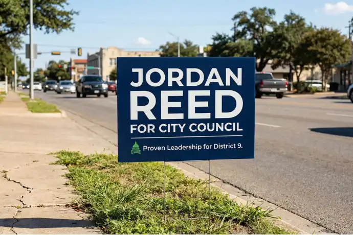 Austin Political Yard Signs