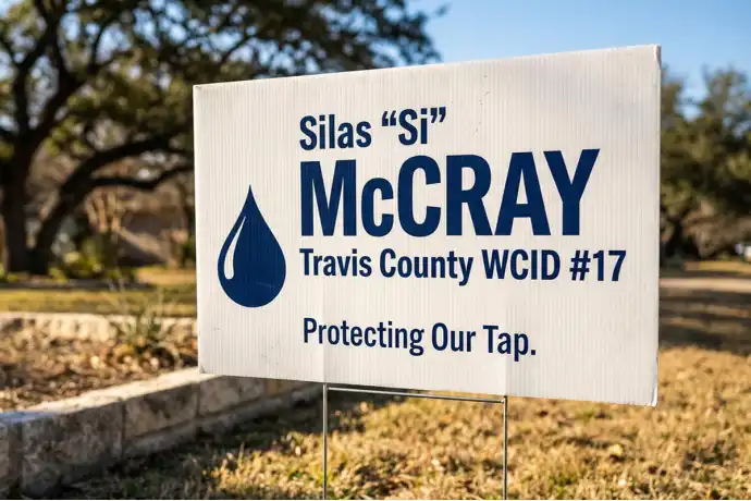 Austin Political Yard Signs