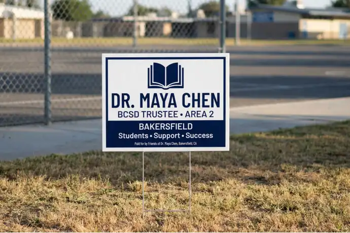 Bakersfield Political Yard Signs