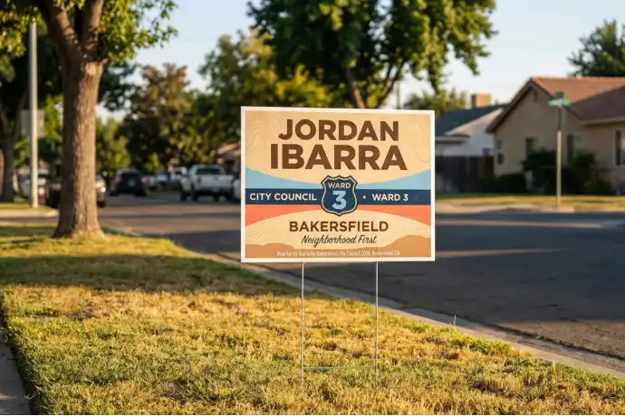 Bakersfield Political Yard Signs
