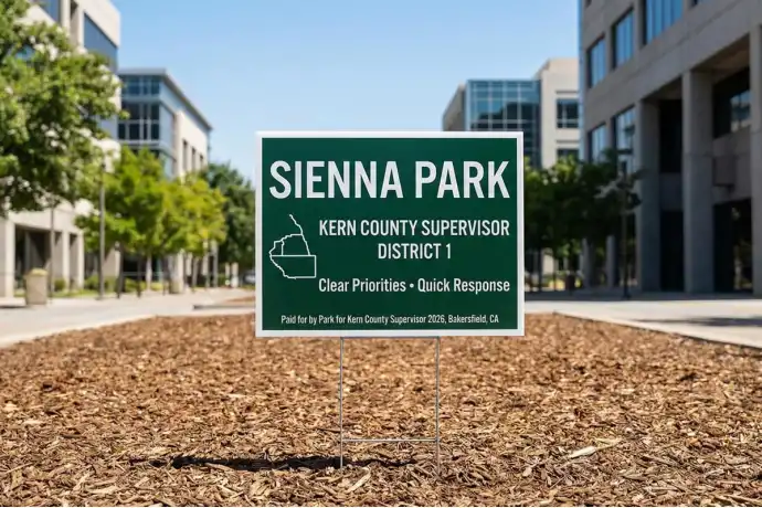 Bakersfield Political Yard Signs