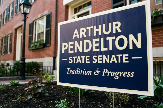 Boston Political Yard Signs