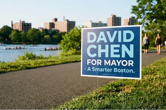 Boston Political Yard Signs