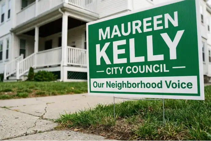 Boston Political Yard Signs