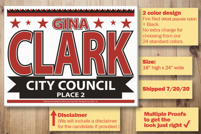 Campaign Yard Signs | Best Price
