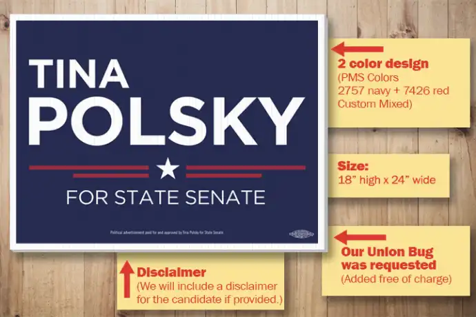 District Attorney Election Campaign Yard Signs | Best Price