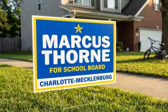 Charlotte Political Yard Signs