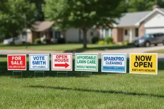 Cheap Yard Signs