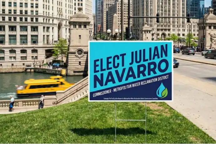 Chicago Political Yard Signs