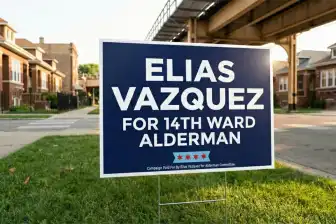 Chicago Political Yard Signs