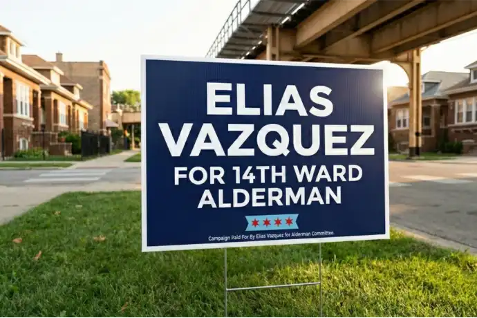 Chicago Political Yard Signs