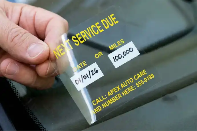 Clear Static Cling Window Decals & Temporary Glass Graphics