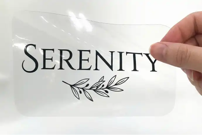 Clear Static Cling Window Decals & Temporary Glass Graphics