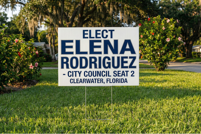 Clearwater Political Yard Signs