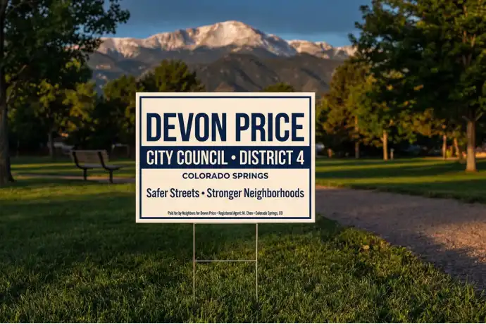 Colorado Springs Political Yard Signs