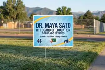 Colorado Springs Political Yard Signs