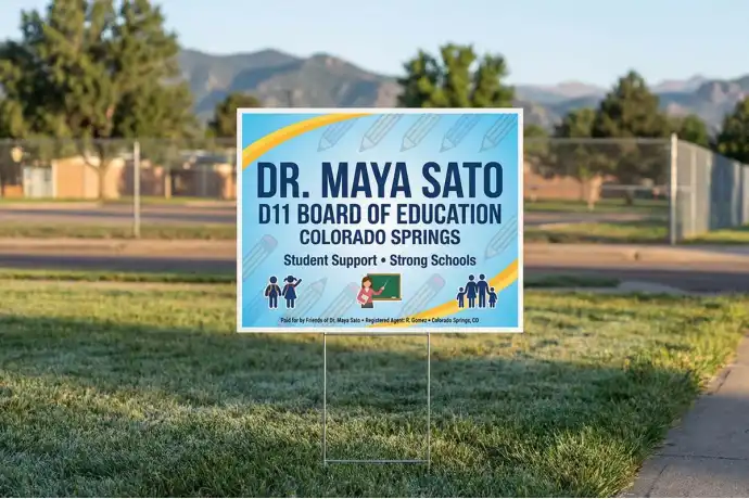 Colorado Springs Political Yard Signs