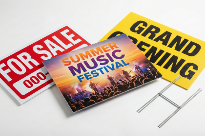 Custom Outdoor Lawn Signs