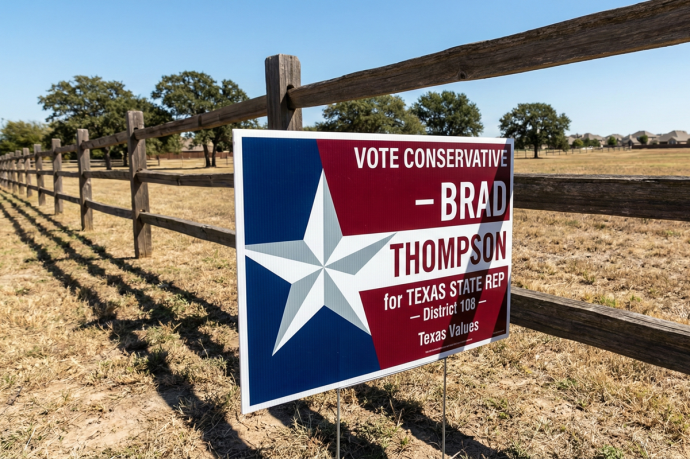 Dallas Political Yard Signs