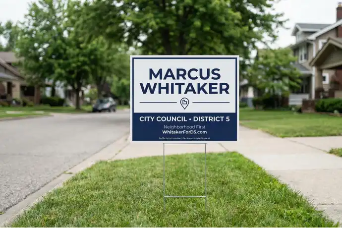 Detroit Political Yard Signs