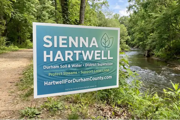 Durham Political Yard Signs