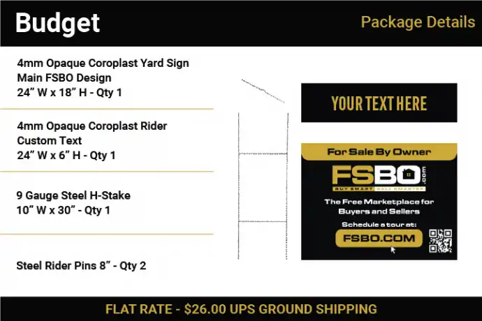 FSBO Budget Pack