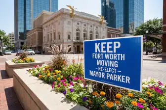 Fort Worth Political Yard Signs