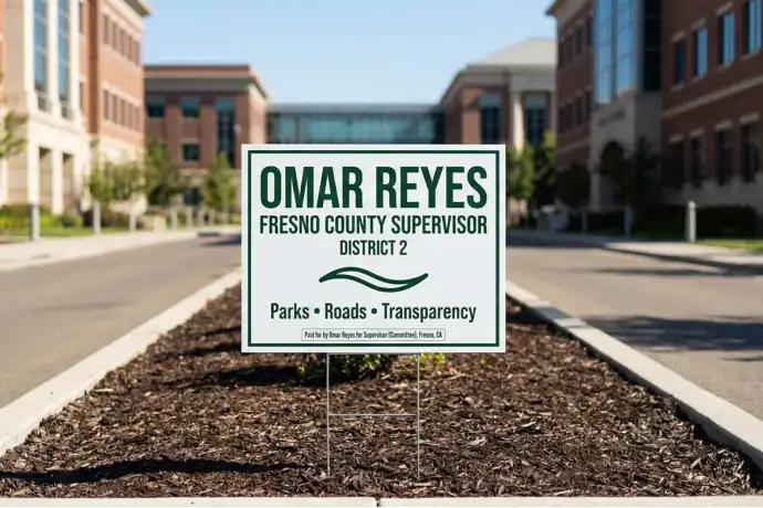 Fresno Political Yard Signs