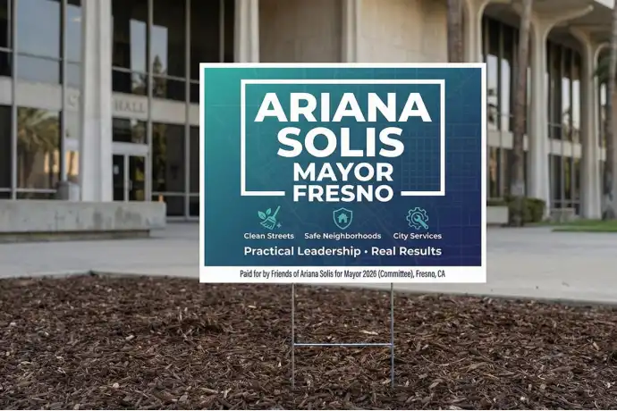 Fresno Political Yard Signs