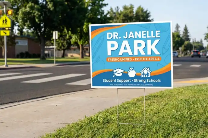 Fresno Political Yard Signs